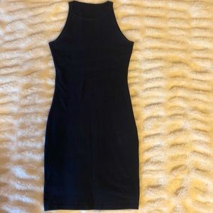 American apparel black bodycon dress